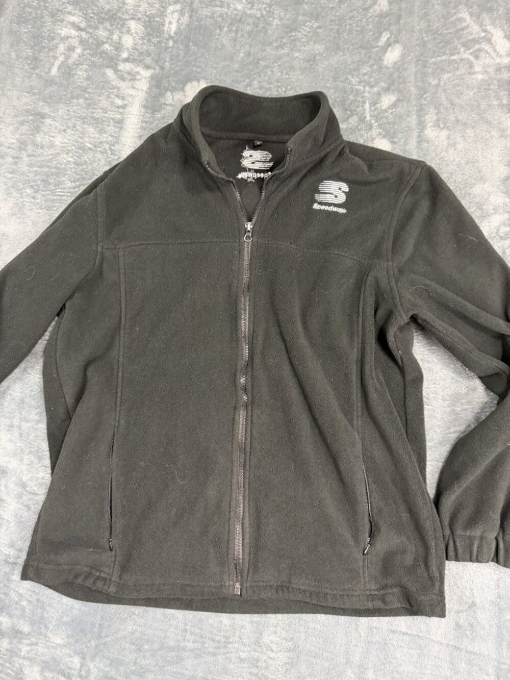Speedway Mens Black Full-Zip Fleece Jacket M